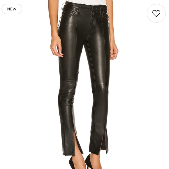 NWT Barbara Faux Leather Straight Ankle in Black Beauty - Picture 1 of 9